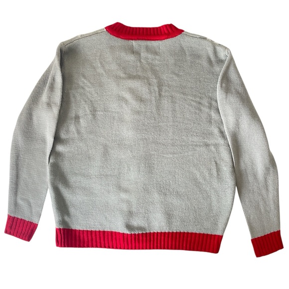 Ugly Sweater Nutcracker Ballerina V neckSweater, M - Picture 5 of 5